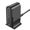Зарядная станция 600 Вт USB C, 8 портов, USB-зарядное устройство для быстрой зарядки различных устройств, Высокоэффективный адаптер для зарядки