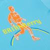 BRIAN BERRY Футболка с большим логотипом_Аква