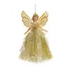 С Сияющими Крыльями Рождественский Ангел Подвеска Великолепное Платье Подвесная Кукла Ангел Детский Подарок