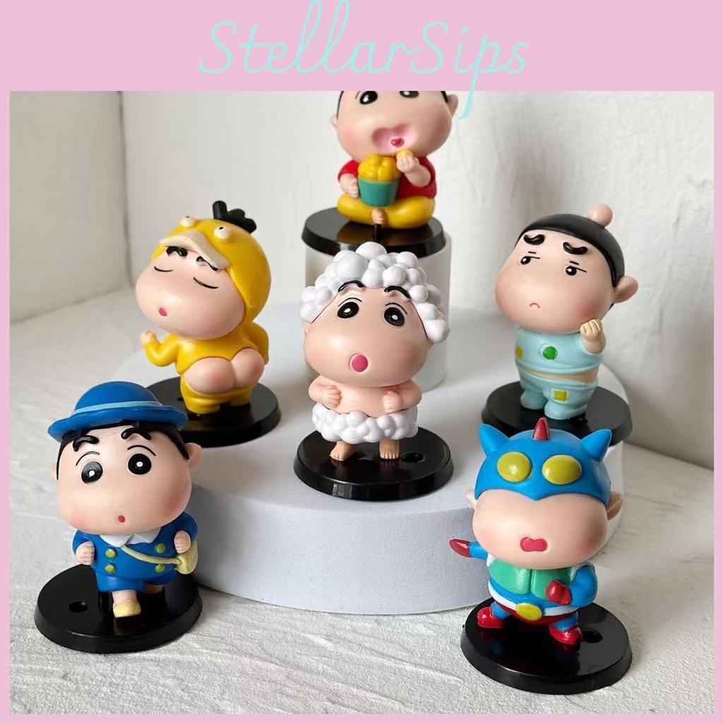 Shinchan Pvc Crayon Desk Ornament With Fun Series Design For Kids Gifts Student