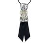 Geometric Bow Tie Choker Shirt Tie Clothing Decoration Long Necktie  Daily