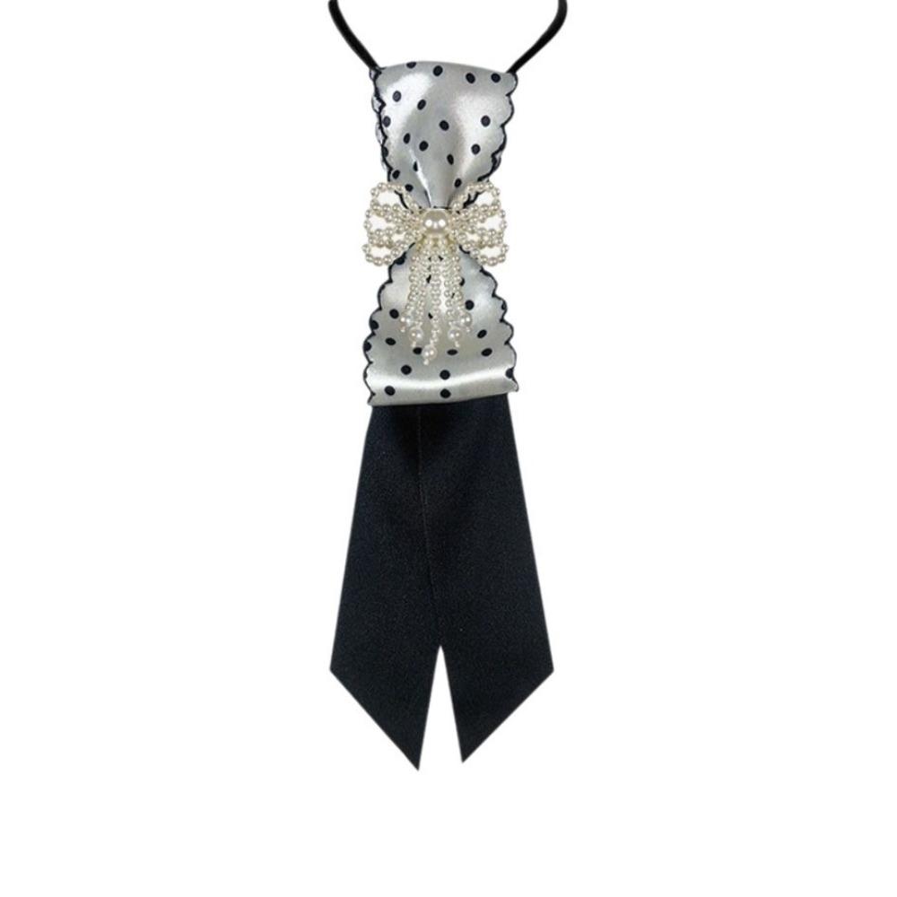 Geometric Bow Tie Choker Shirt Tie Clothing Decoration Long Necktie Daily