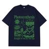 Photosynthesis Cat Funny Meme Tshirt Unisexs Unisex Vintage Tshirt Shortsleeved Loose Casual Cotton Oversized Summer Tshirts