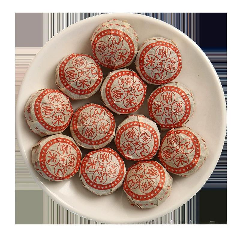 Чай премиум-класса Yunnan Pu'er Mini Xiaotuo с восковым ароматом, красный хлопок, спелый туо, 500 г