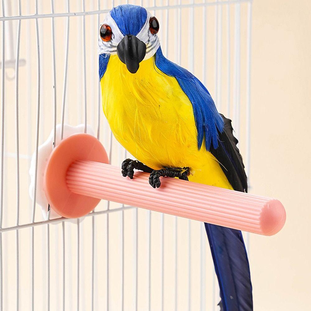 Non-slip USB Heated Bird Perch Easy To Install Bird Cage Warmer Stick  Peony Parakeet