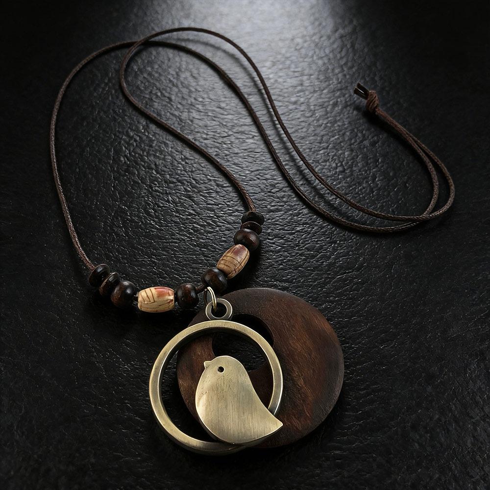 Бохо цепочка для свитера с полыми листьями, подвеска для одежды, винтажное ожерелье, подарки