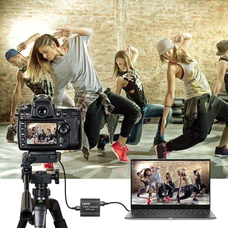 Capture  Card Metal 4k 60hz 1080p Usb Hdmi-compatible Loop Out Game Record Card