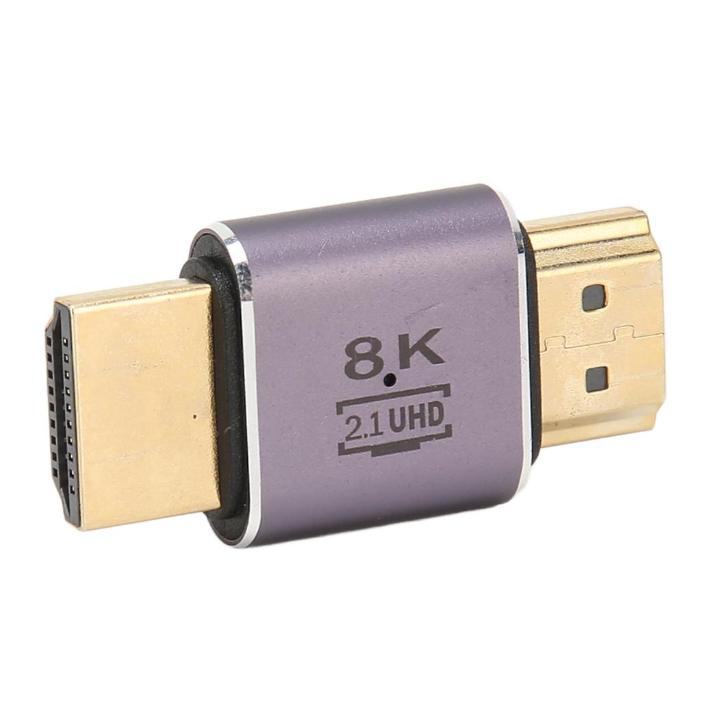 8K HD Multimedia Interface Coupler 48Gbps Male To Male 2.1 HD Multimedia Interface Adapter with