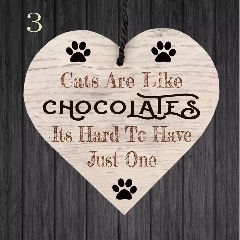 14 Style Wooden Hanging Gift Pendant Family Friendship Love Sign Wine Tags Decor