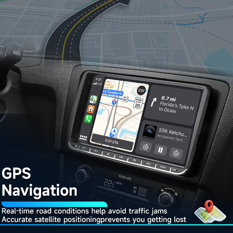 9-дюймовый автомобильный радиоприемник Android 12 для VW Volkswagen Skoda Octavia Golf Passat B6 B7 Polo Jetta Tiguan Touran 2 Din авторадио Carplay