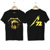 Музыкальная группа Metallica Мужская Женская Хлопок Графика Альбома Футболка 2026 Новая Летняя Весенняя Женская Оверсайз Хип-хоп Y2k Модная Футболка