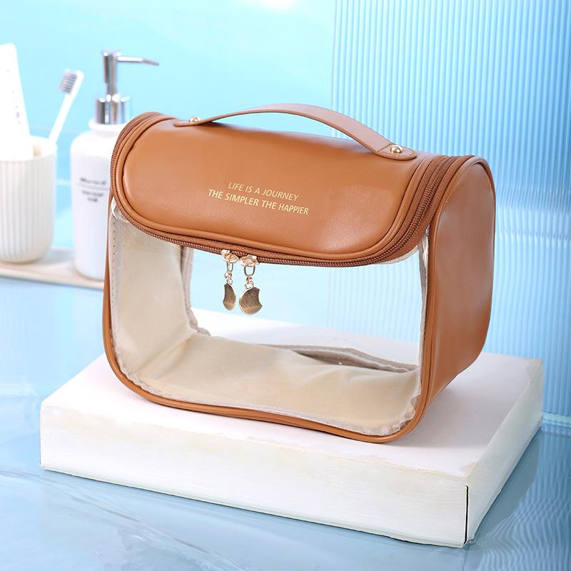 Trendy Hook Travel Wash Bag Fashion Cosmetic Storage Bag Candy Color Makeup Bag