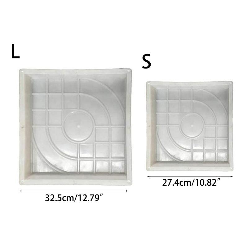 for Path Maker DIY Paving Mold Brick Concrete Stone Square Mould for Slabs Patio Garden Lawn Pavement Paver Driveway