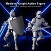 Набор Фигурок Средневековых Рыцарей Dummy 13 Action Figures DIY Многосуставная Подвижная Игрушка с Оружием и Щитами Декор для Рабочего Стола