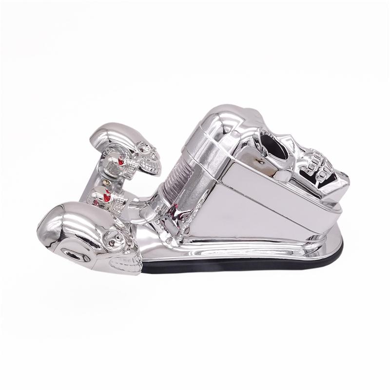 1 пара сигнальных фонарей для мотоциклов в форме черепа, украшение для мотоцикла, светодиодный указатель поворота, задний стоп-сигнал, универсальные аксессуары