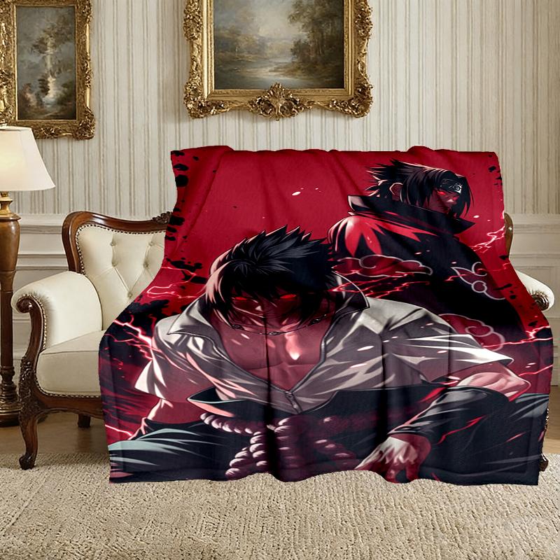 1pc Easy-Care naruto Blanket, Perfect for Couch, Bed, Home, Travel & More, Warm & Durable Printed Blanket