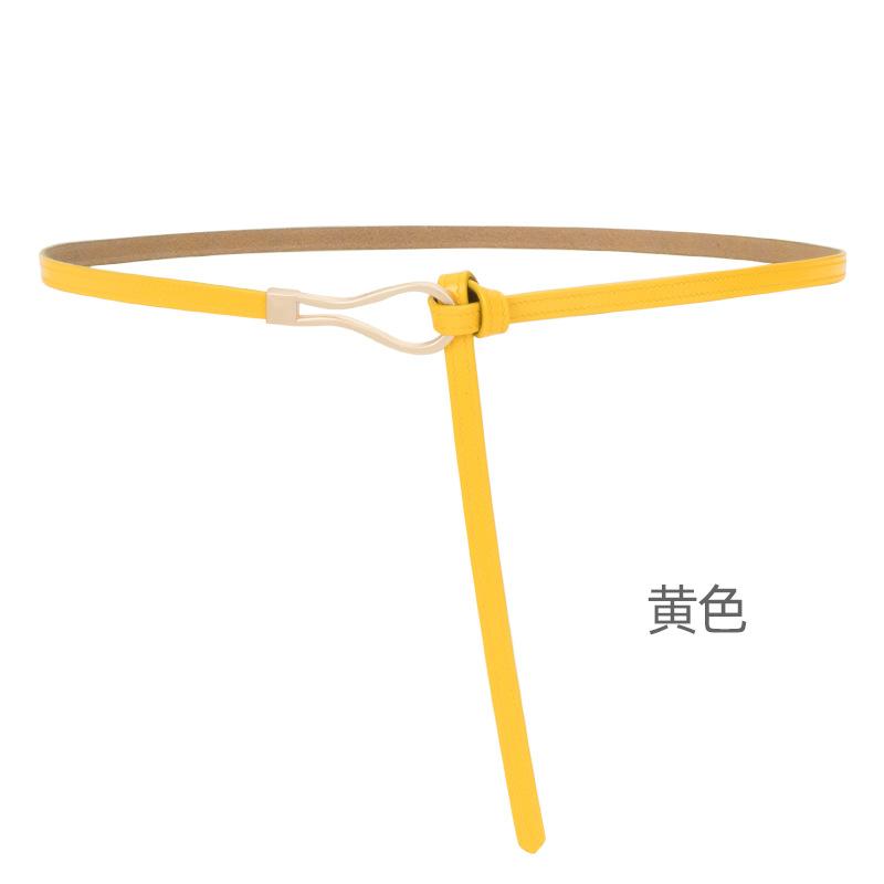 Четыре сезона в наличии новый женский кожаный тонкий ремень без отверстий дизайн декоративный пояс для платья с уплотнителем на талии универсальный двухслойный кожаный ремень