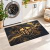 Flannel Kitchen Mat Leeds United Football Soft Area Rug Non Slip Floor Carpet Home Decoration