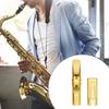 Мундштук для тенор-саксофона Sax 5C/6C/7C/8C/9C Мундштук с колпачком и подушечками Аксессуар для музыкальных инструментов Металлический мундштук
