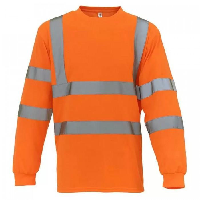 Yoko Unisex Adult Hi-Vis Long-Sleeved T-Shirt
