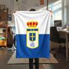 1PC Real Oviedo Patterned Flannel Blanket Suitable For All Seasons for Home Decor Warmth and Comfort Gifts Holiday Present
