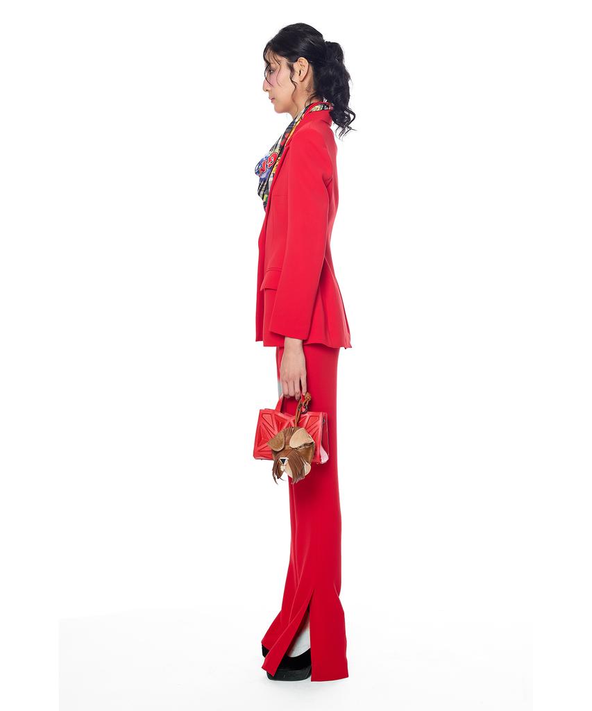 Greedilous Waistline Single Blazer