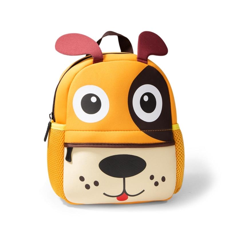 Cute Shoulder Bag for Child Student Tiger/Giraffe/Rabbit/Goat/Dog/Squirrel-Dinosaur/Monkey/Chicken-Owl Shaped Schoolbag