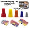 Insulated Wire Caps Colorful Twist Caps Nuts Twist Terminal Electrical Insulated Crimp  Electrical
