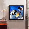 Huacan 5D DIY Full Drill Penguin 5D Embroidery DIY Craft Cross Stitch