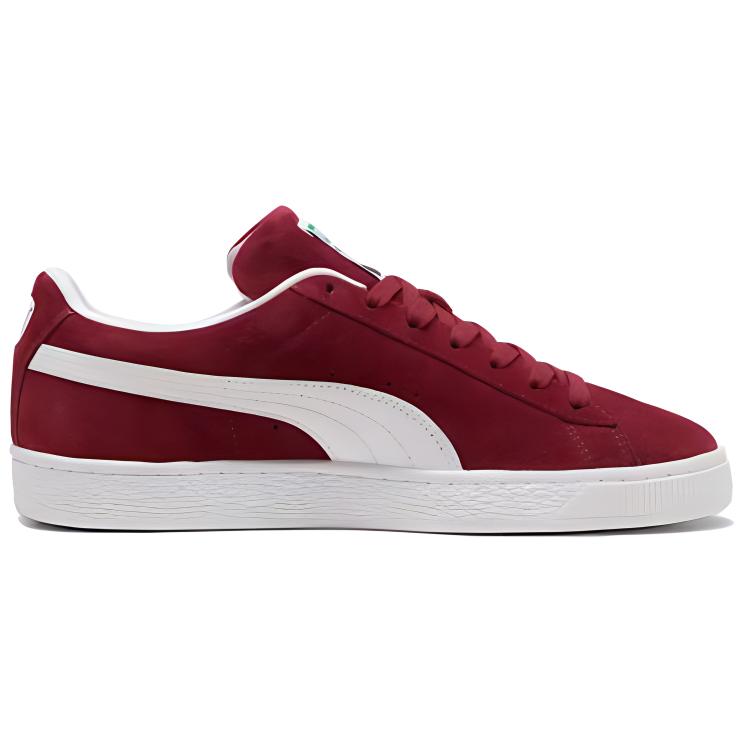 Puma Замшевые классические кроссовки Team Regal Red Unisex, белые 399781-05