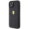 Ferrari FEHCP15MRDUK iPhone 15 Plus / 14 Plus 6.7" black/black hardcase Quilted Metal Logo