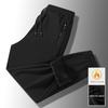 Men's Winter Windproof Waterproof Fleece Sports Pants - Thick, Solid Color, All-Match, Large Size