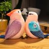 30 см имитация птички плюшевая игрушка креативный мультфильм птицы воробей попугай кукла милые детские игрушки украшение