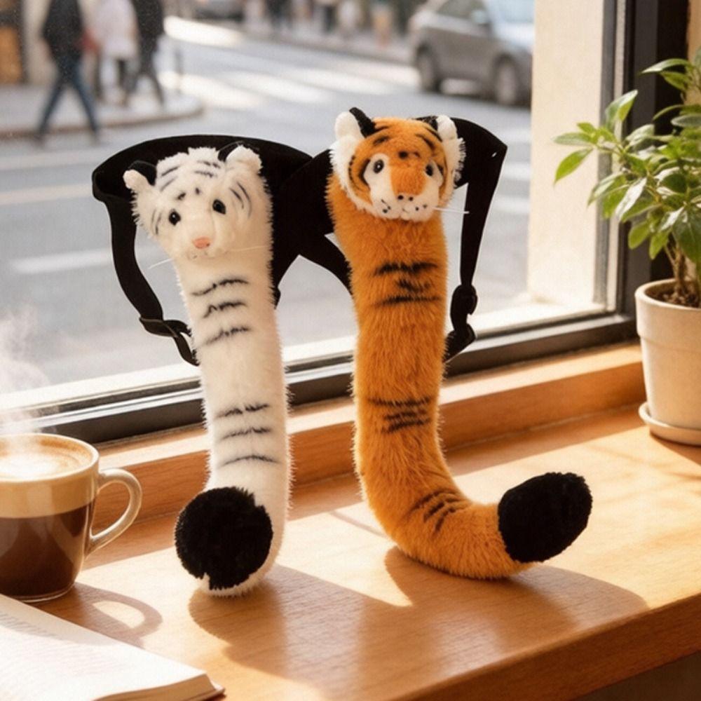 Lovely Tiger Tail Costume Accessory Charming Design Animal Tail Prop Birthday Cosplay
