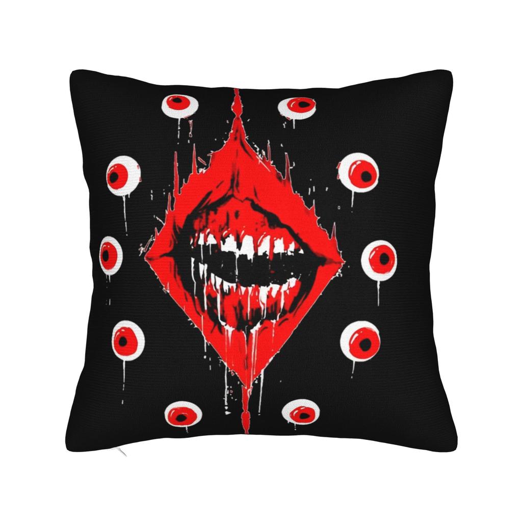 Подушки с принтом из видеоигры Ultrakill Наволочки Чехлы для подушек Теплый декор для гостиной На молнии Разные размеры