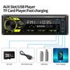 1DIN автомобильный радиоприемник MP3 мультимедийный плеер Bluetooth AUX TF карта USB поддержка зарядки телефона FM радио аудио эквалайзер стерео универсальное аудио