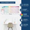 Super Large Wall Sticker 2026 Calendar Reusable Matte Whiteboard Home Work Planner Year-Round Planning Tool