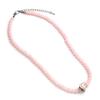 Barbie Pink Bead Necklace with Heart Shaped Bead Charm