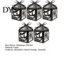 Holiday Celebration Supplies 5Pcs Halloween Gift Box, Bat Decor Candy Container, Trick or Treat Durable Reusable Props Spooky Paper Box for