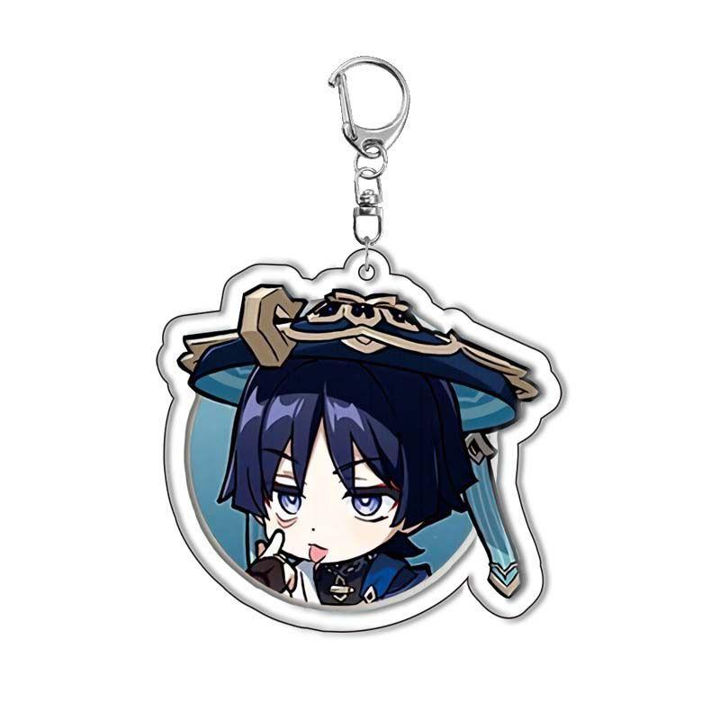 Оригинальный акриловый брелок God Traveler Wanderer Klee Skirmisher Bag Подвеска Двусторонняя прослойка