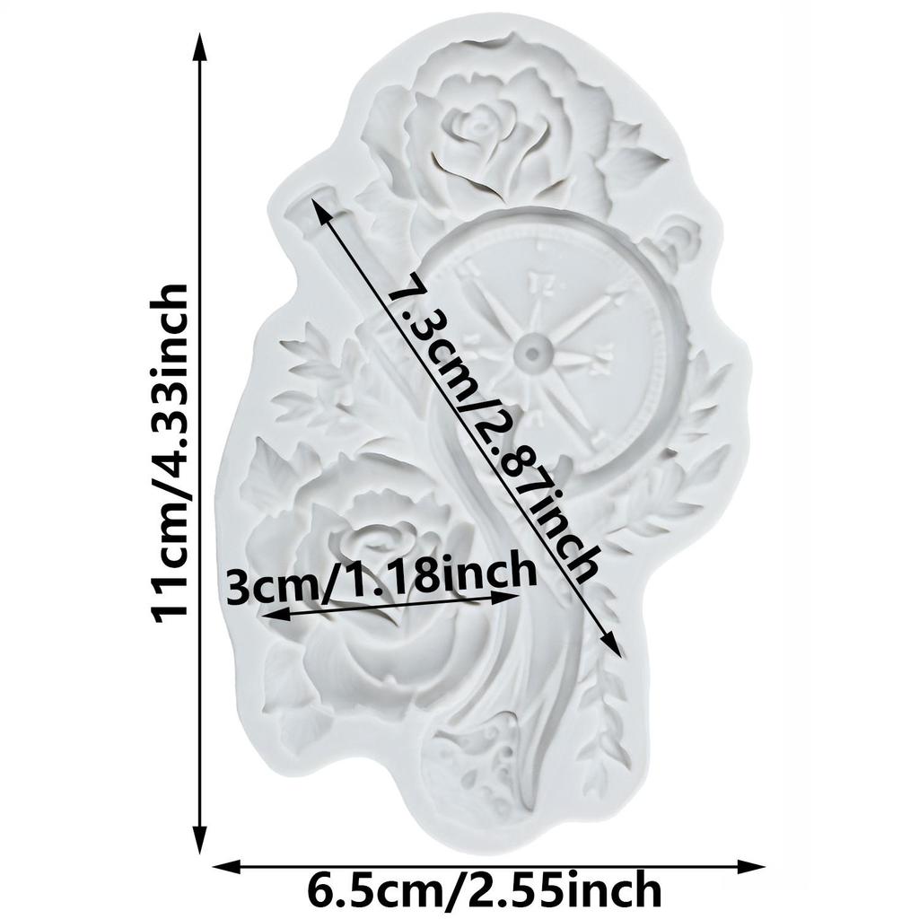Формы из силикона Охотник Пистолет Олень Собака Сова Птица Часы Форма для мастики Инструменты для украшения торта Топпер для кексов Конфеты из шоколада Ремесло Жевательная паста Полимерная глина