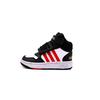 Hoops Mid I 'Черный Белый Ярко-Красный' HR0229