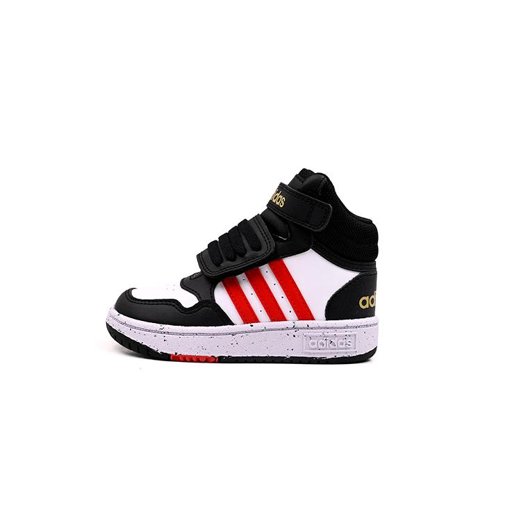 adidas Hoops Mid I 'Черный Белый Ярко-Красный' HR0229