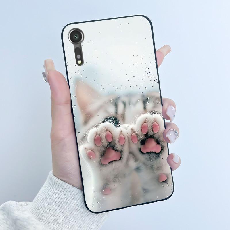 Чехол для Sony Xperia XZs XZ XR SOV35 602SO SO-03J Чехол Матовый Черный Мягкий Тонкий Чехол Эстетичный Роскошный Милый Крутой Мальчики Девочки Оболочка