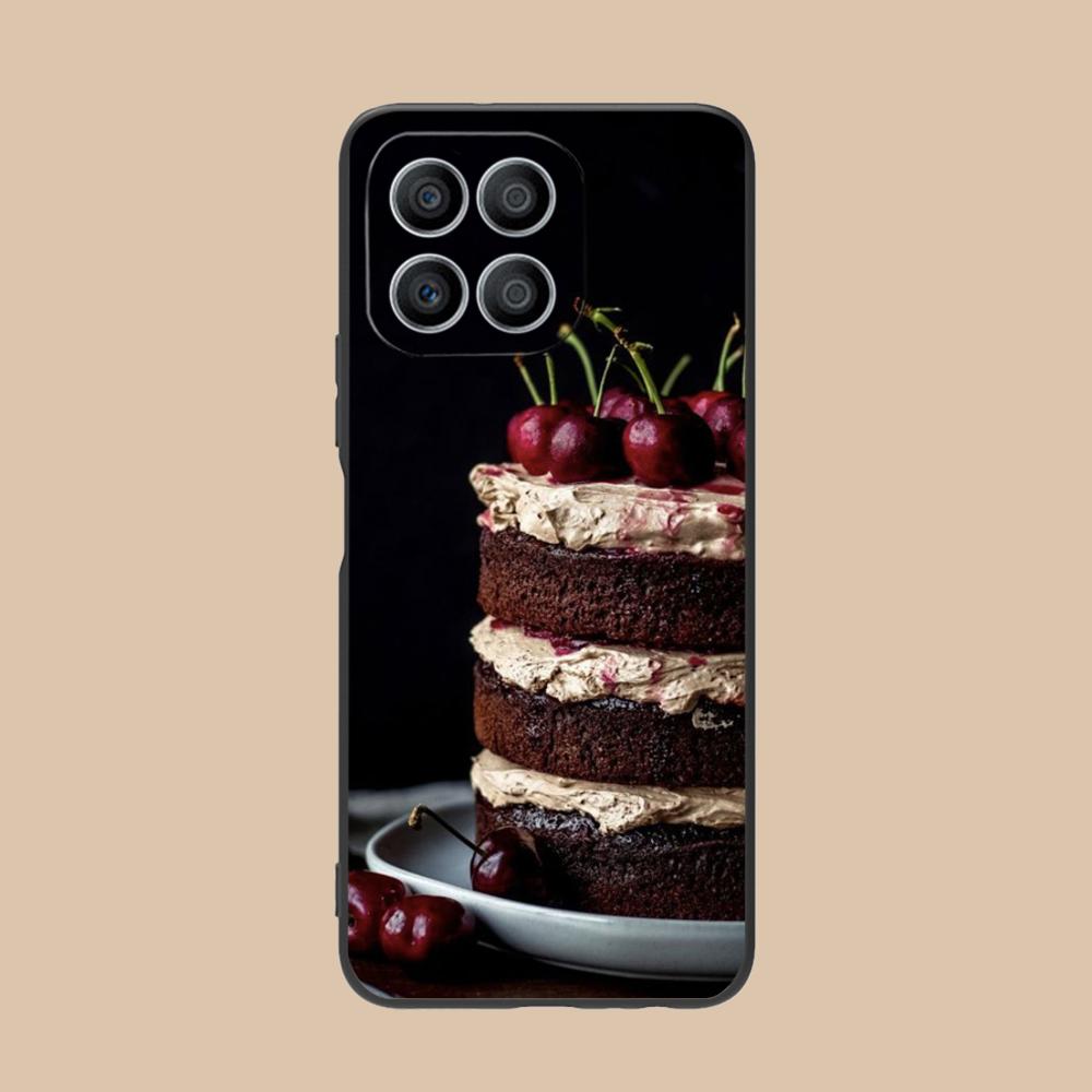 Чехол для мобильного телефона 'Шварцвальдский торт' для Honor 90 80 70 60 50 30 20 10 9 8 7 Pro S SE Lite 5G Цветной печатный чехол для смартфона
