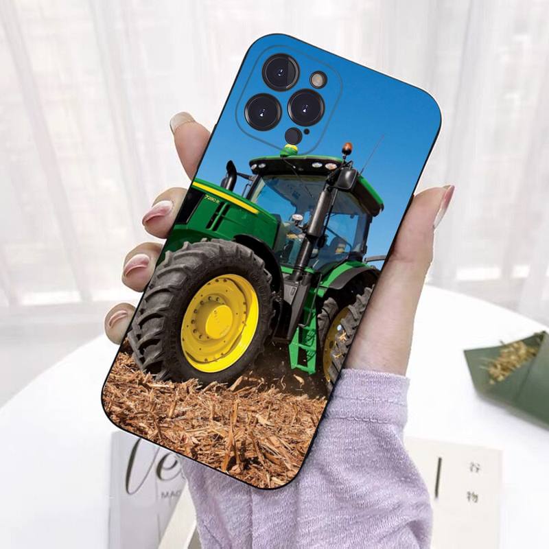 Чехол для телефона с сельскохозяйственной машиной и трактором для iPhone 8, 7, 6, 6S Plus X SE 2020 XR XS 14, 11, 12, 13, Mini Pro Max, чехол для мобильного телефона