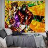 Аниме JoJo's Bizarre Adventure Напечатанный Большой Настенный Гобелен Индийский Будда Настенное Украшение Колдовство Богемный Хиппи Настенное Искусство