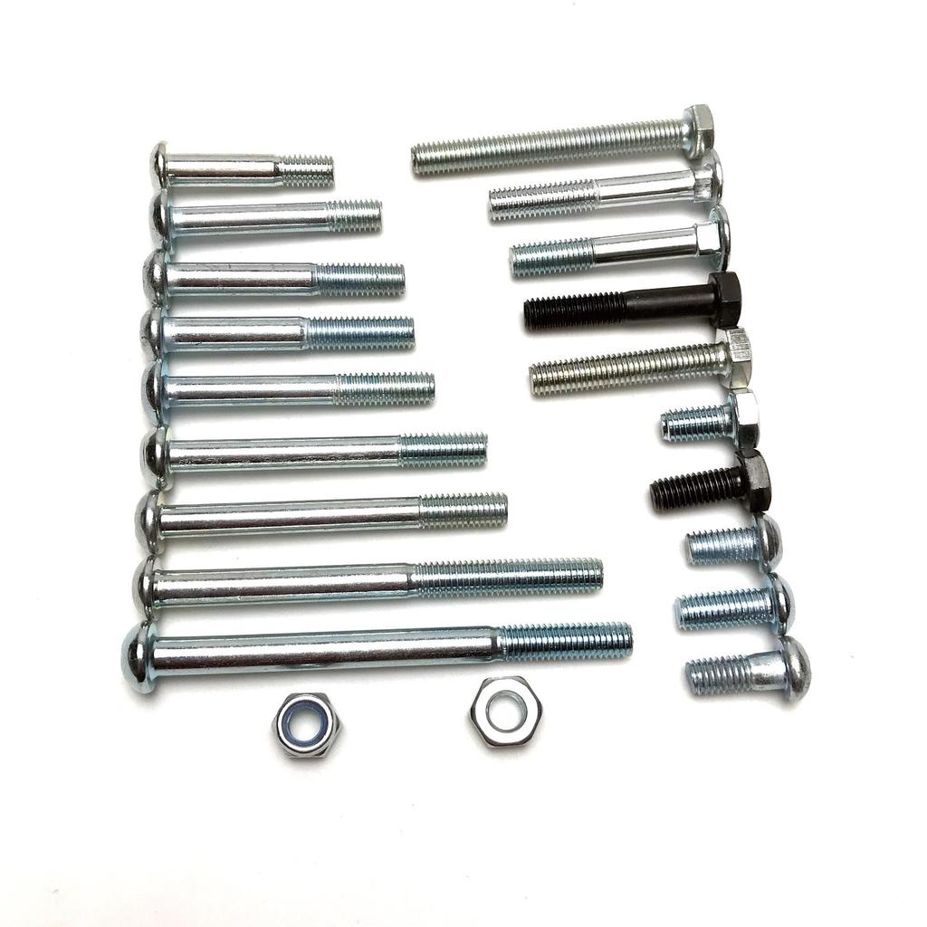 Fitness Equipment M8 Bolts Kit: Armrest, Panel, Seat, Leg & Connection Screws