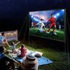VEVOR Projector Screen with Stand, 120 inch 16:9 4K 1080 HD Outdoor Movie Screen with Stand