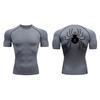 Аниме Hunter x Hunter GYM Компрессионные футболки для бега, фитнеса, облегающая спортивная одежда, с коротким рукавом, летняя, дышащая, спортивный топ-паук